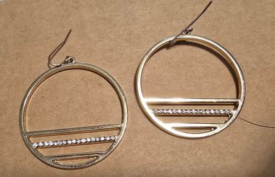 Hoop dangle earrings