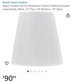 Aspen Creative 33135 Lamp Shade