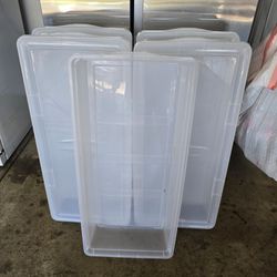 Under Bed Storage Box - 4 boxes with Lid 1 box without Lid  - Send me offer today