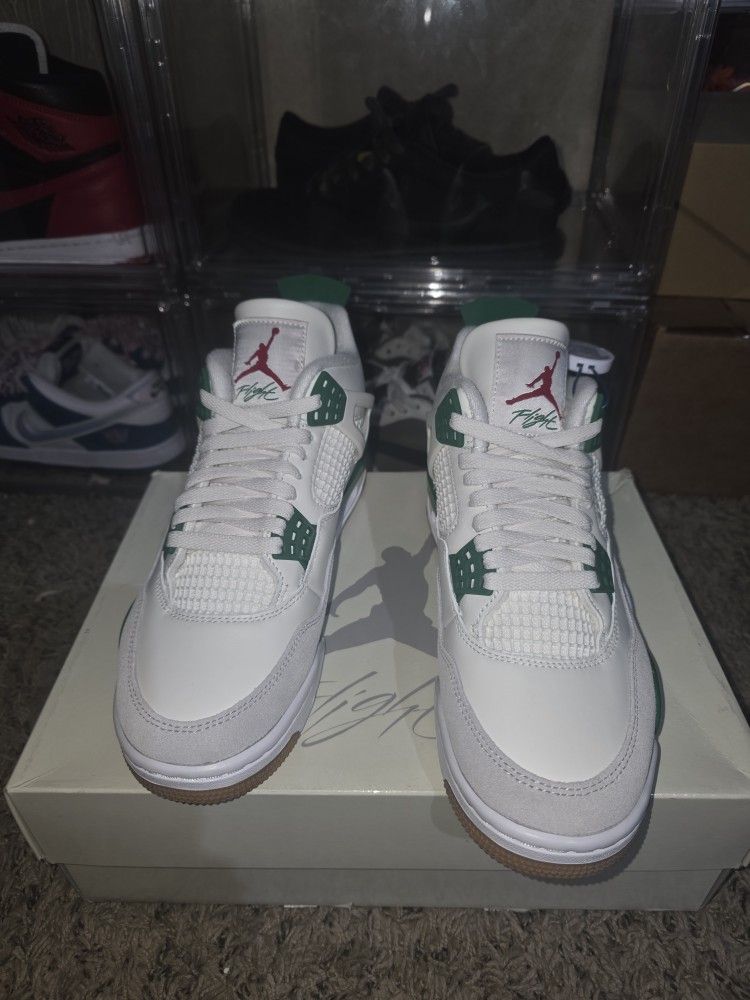 Jordan 4 Sb Pine Green