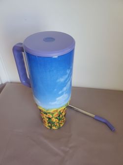 Sunflower Stainless Steel Tumbler
