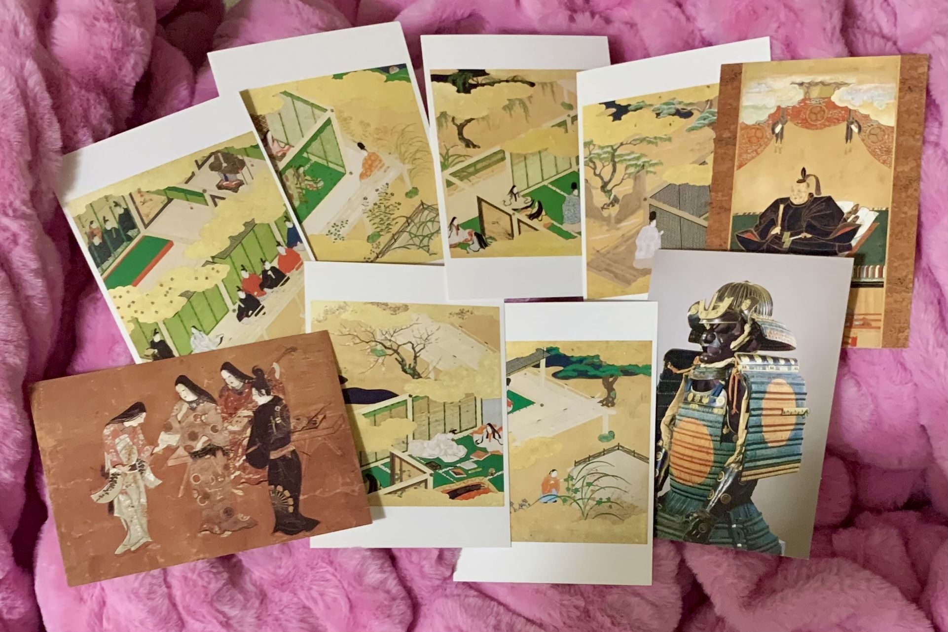 NEW! Japanese Post Cards of Tokugawa-The tale Of Genji