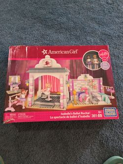 BRAND NEW MEGA BLOKS AMERICAN GIRL ISABELLE'S BALLET RECITAL BUILDING SET SEE DESCRIPTION