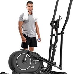 hasiman elliptical  trainer exercise machine black