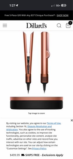 DYSON Airstrait Hair Dryer and Straightener 2-in-1Hair Dryer and Straightener 2-in-1 at Zode