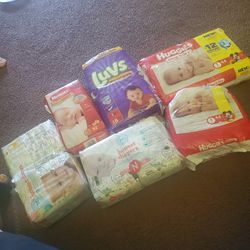 Diapers Sizes 1 and Newborn