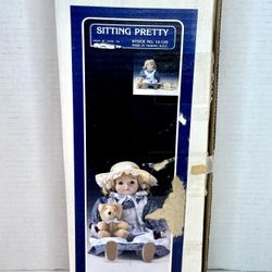 Vintage 1988 House of Lloyd “Sitting Pretty Porcelain Doll”
