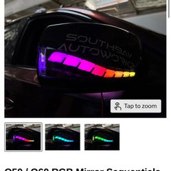 Infiniti Q50/60 RGB side Mirror Sequentials 