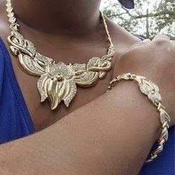 I Deliver I Ship 14k Gold Plated Chain Set
