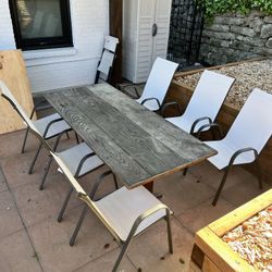 6 Patio Chairs