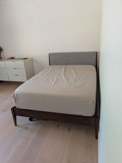 Full size West elm bed