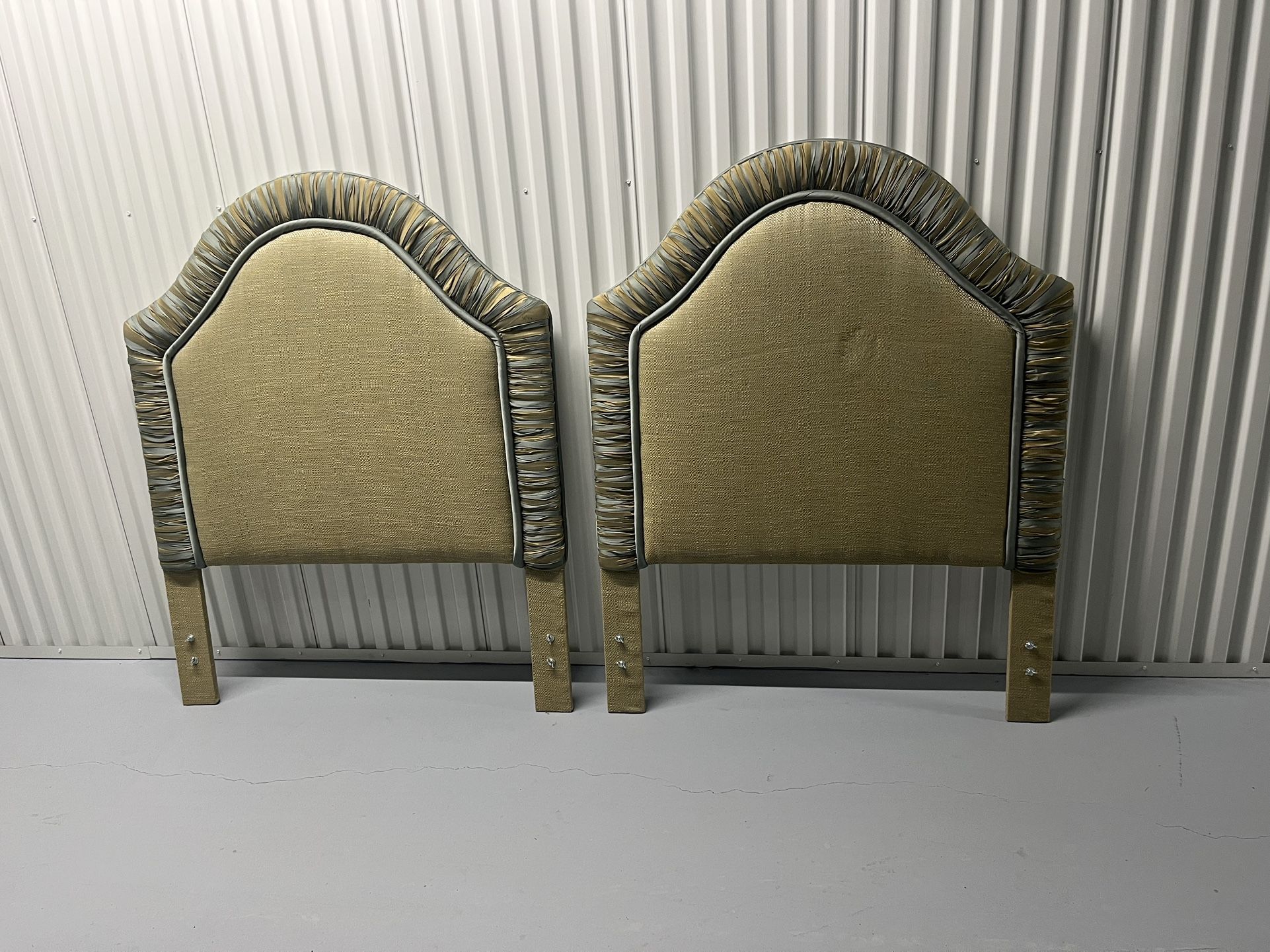 FREE Twin Bed Headboards , FREE ,Frames and Box Springs , there is two headboards two complete bed frames and two box springs