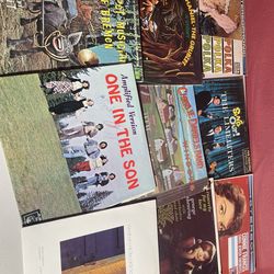 Vinyl record collection