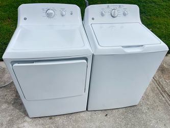 Full-size washer and dryer