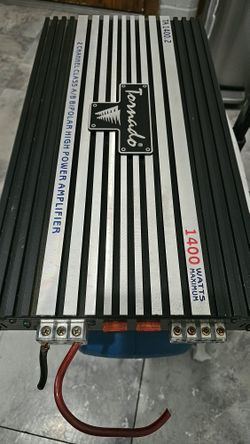 AMP TORNADO 🌪 2 CHANNEL 1400 W