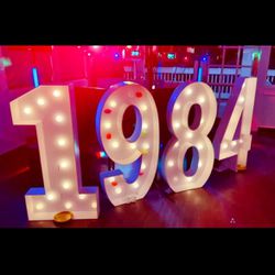 Marquee Numbers 1984 