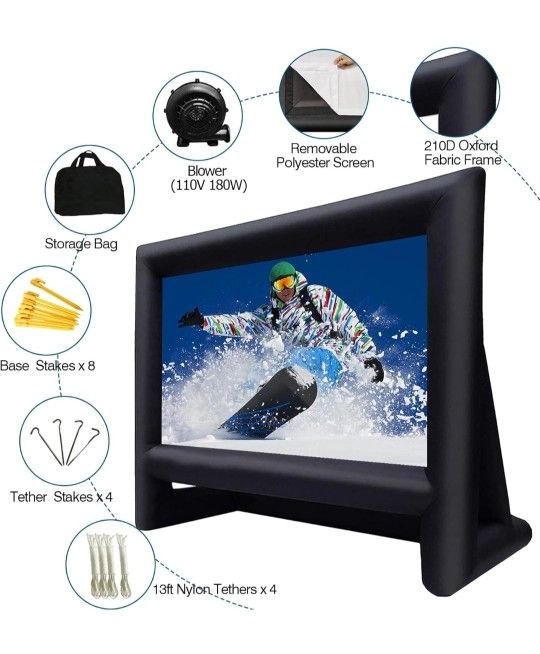 Blow Up Projector Screen