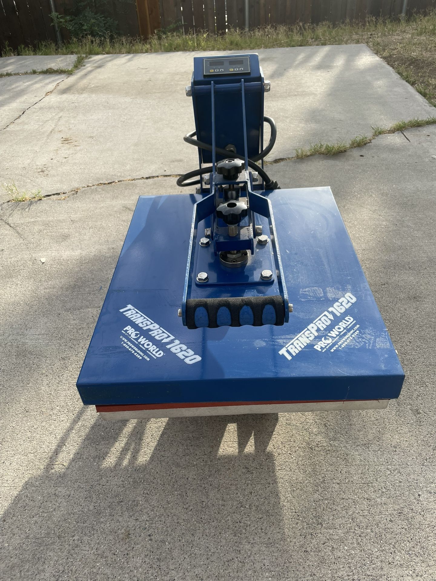 TransPro 1620 Heat Press – 16x20, Pro World