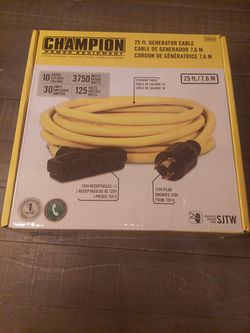 25ft Generator Cable