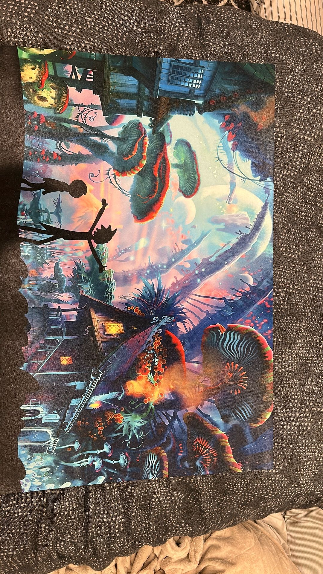 Rick And Morty Painting 