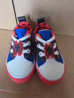 Spiderman toddler shoes