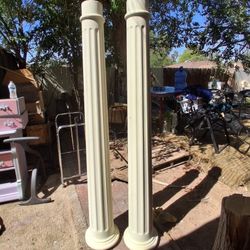$250 SET OF 6FT COLUMNS 