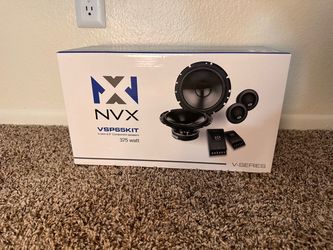 NVX V-Series VSP65KIT 6.5" Component Car Speakers – New in Box"