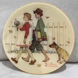 Vintage Normal Rockwell Collectors Plate 