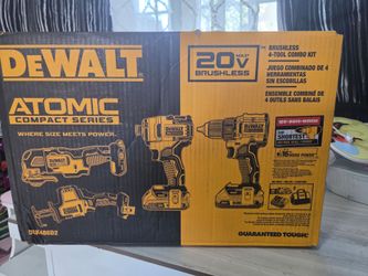 dewalt 20v 4 tool combo kit