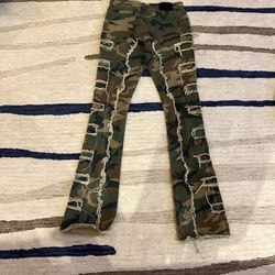 Another Pair Of Stacked Jeans Camo 