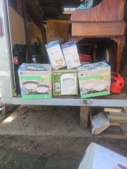 Various Led Light Fixtures For Interior Of House ..led Included Brand New Home Depot