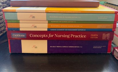 Nursing books (except “Concepts of Nursing Practice”