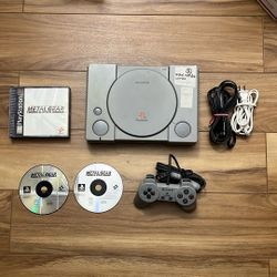 Sony Playstation 1 and Metal Gear Solid Game