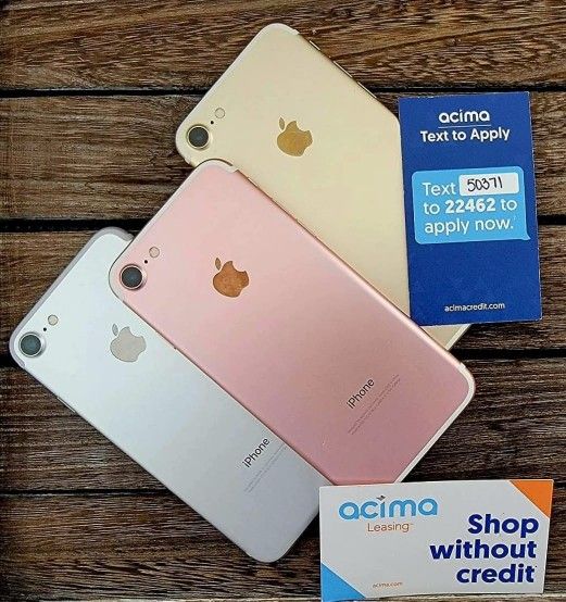Apple IPhone 7 32gb Unlocked Like New Condition No Defects.
$1 Down NO CREDIT CHECK FINANCING
