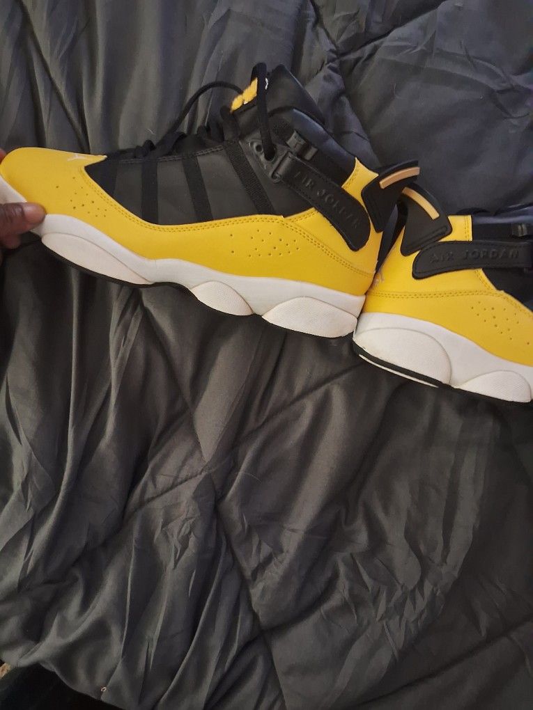 Jordan 6 Rings Taxi Yellow Size 8.5