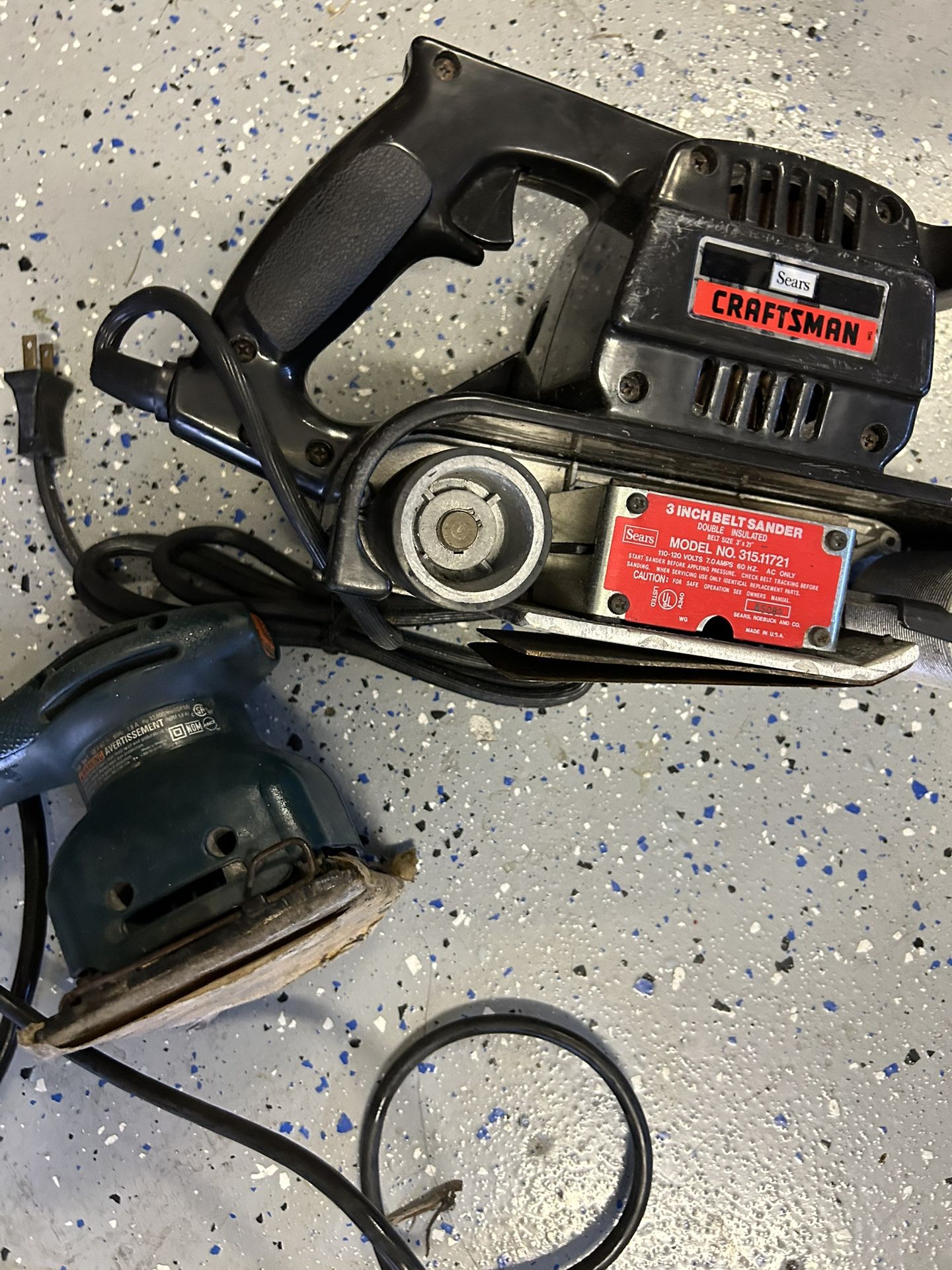 Finishing Sander And Belt Sander 25$ EACH