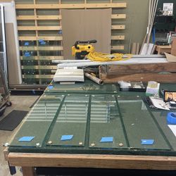 Glass shelf’s or table tops #18,19,20,21,22