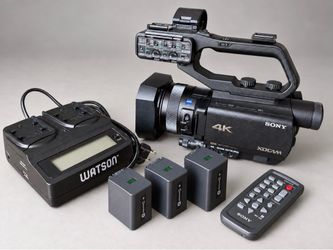 Sony PXW-Z90V 4K HDR Professional Camcorder + 3 Batteries, Charger & Remote