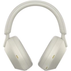 Sony Wireless Industry Leading Noise Canceling Headphones (Silver)