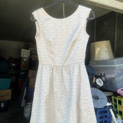 H&M Dress, Sleeveless, off white, lady’s size 6