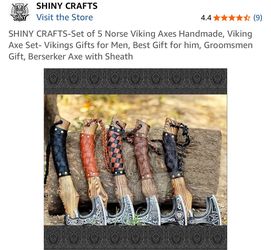 Axe set of five