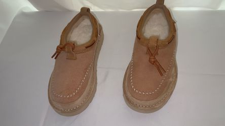 UGG Women's Tasman Crafted Regenerate Sand Suede Slippers 1152747