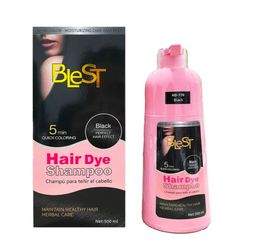 Blest Black Hair Dye Shampoo 500ml