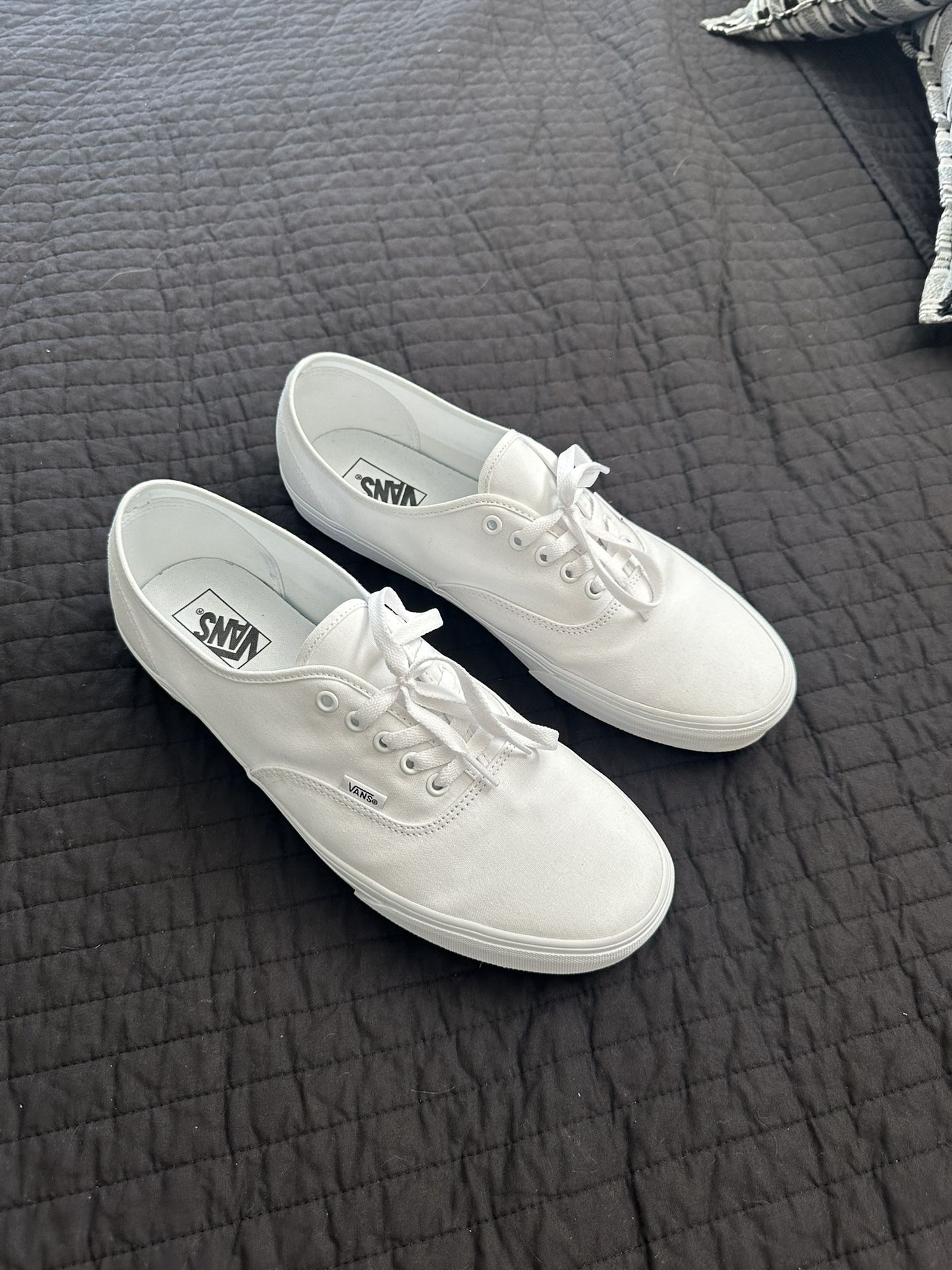 White Vans Authentic Mens Size 13