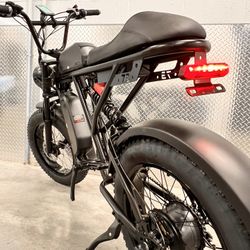 750 Watt Dual Battery Electric Ebike, 26ah Total Amp Batteries (Removable), 80 Mile Distance(short Seat)