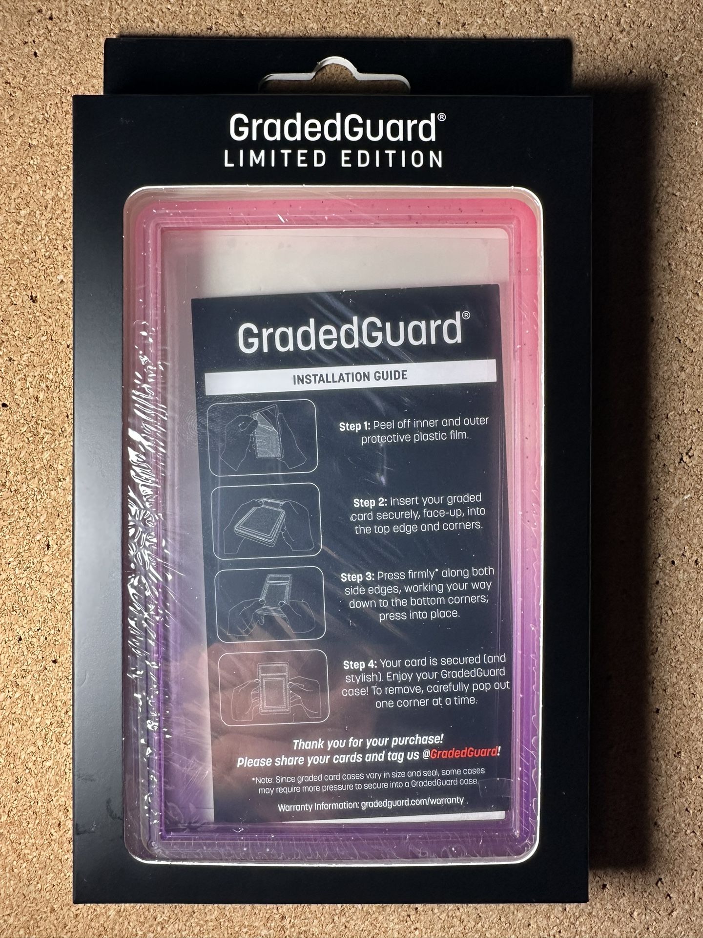 GradedGuard PSA Graded Guard Fuchsia Limited Edition New for Sale