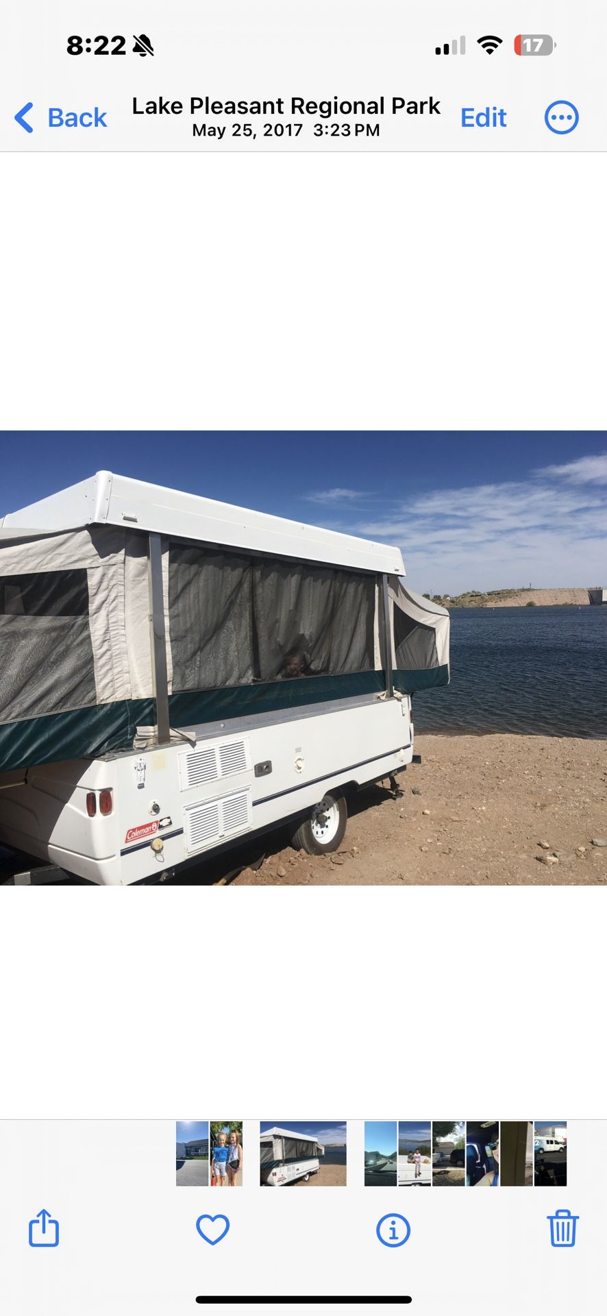 Coleman Pop Up Trailer OBO  14ft Foot
