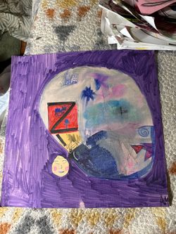Abstract artwork for sale! 20” x 20”. Mixed media.
