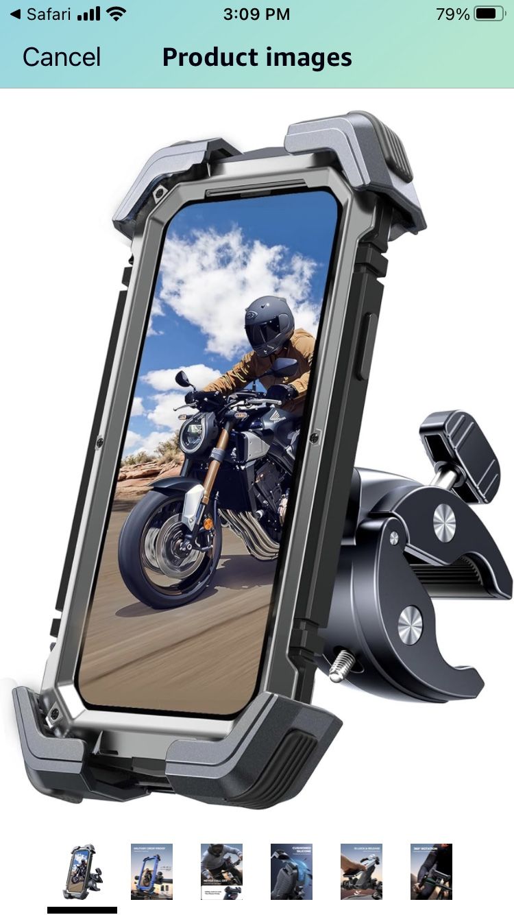 Bovemanx Motorcycle/ Bicycle Phone Mount