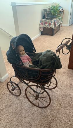 Antique Doll Stroller